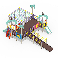 Детская площадка для детей с ограниченными возможностями Джунгли