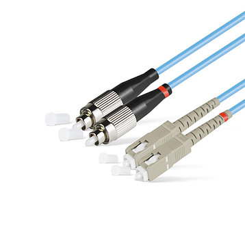 Патч Корд Оптоволоконный SC/UPC-FC/UPC MM OM3 50/125 Duplex 3.0мм 1 м, фото 1