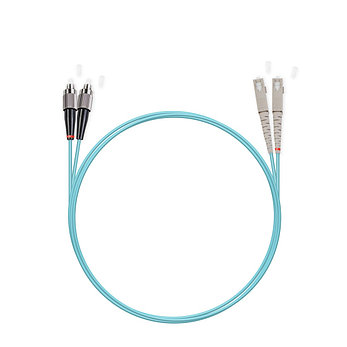 Патч Корд Оптоволоконный SC/UPC-FC/UPC MM OM3 50/125 Duplex 3.0мм 1 м, фото 3