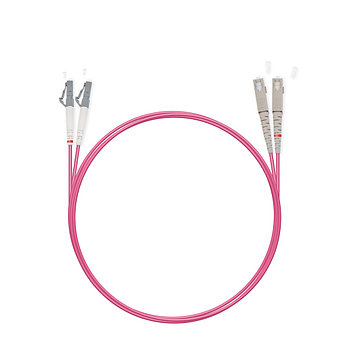 Патч Корд Оптоволоконный SC/UPC-LC/UPC MM OM4 50/125 Duplex 3.0мм 1 м, фото 3
