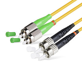 Патч талшықты-оптикалық сым FC/APC-ST/UPC SM 9/125 Duplex 3.0мм 1 м
