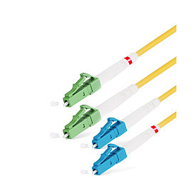 Патч талшықты-оптикалық сым LC/APC-LC/UPC SM 9/125 Duplex 3.0мм 1 м