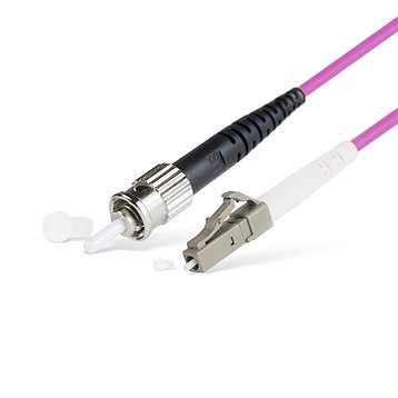 Патч Корд Оптоволоконный LC/UPC-ST/UPC MM OM4 50/125 Simplex 3.0мм 1 м, фото 1