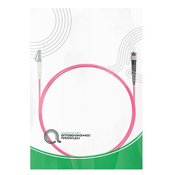 Патч Корд Оптоволоконный LC/UPC-ST/UPC MM OM4 50/125 Simplex 3.0мм 1 м, фото 4