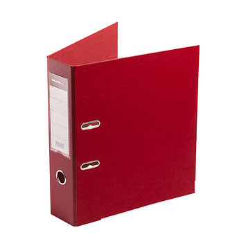 Папка-регистратор Deluxe с арочным механизмом, Office 3-RD24 (3" RED), А4, 70 мм, красный, фото 2