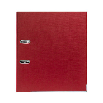 Папка-регистратор Deluxe с арочным механизмом, Office 3-RD24 (3" RED), А4, 70 мм, красный, фото 2