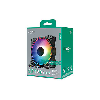 Комплект кулеров для компьютерного корпуса Deepcool CF120 PLUS, фото 2