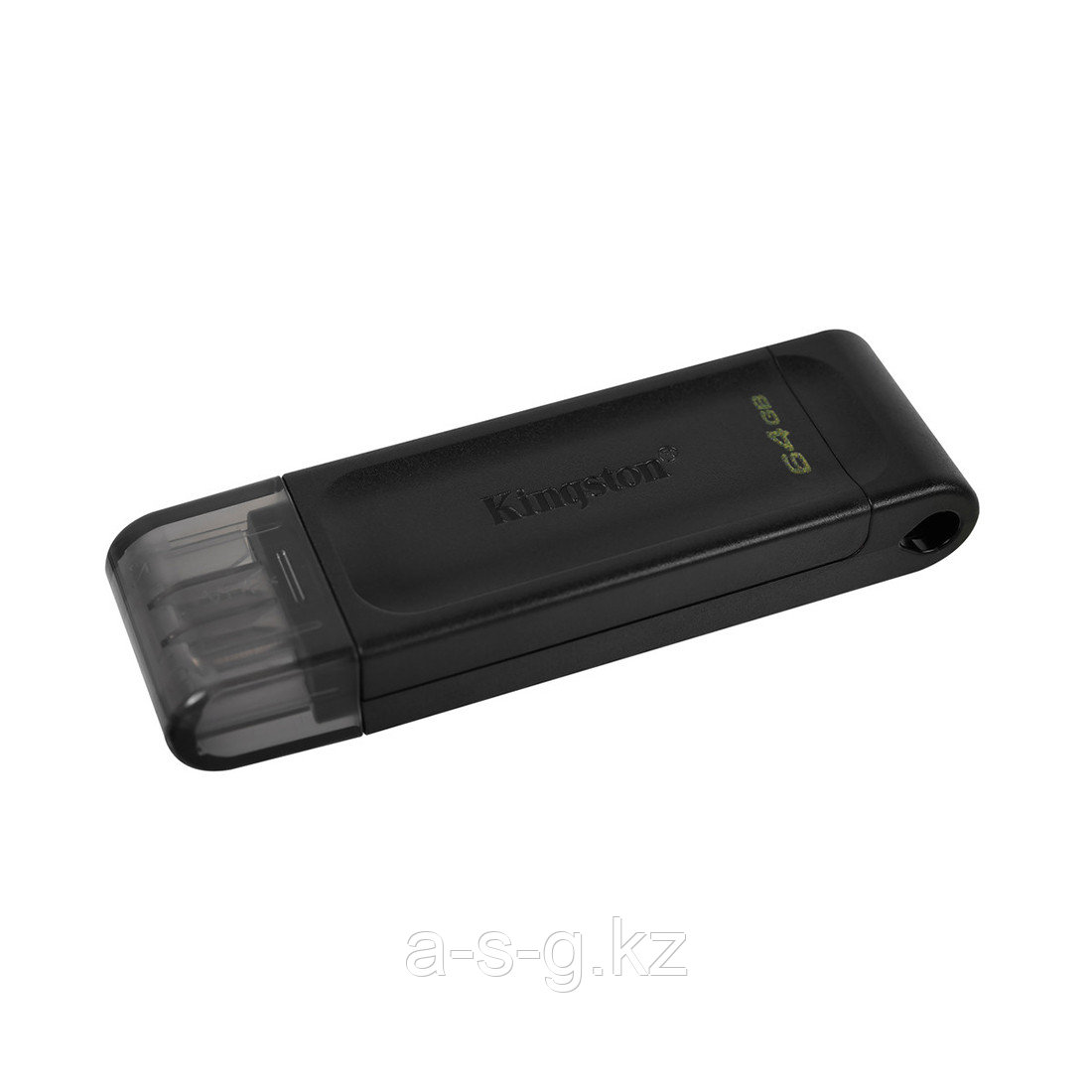 USB-накопитель Kingston DT70/64GB 64GB Type-C Чёрный