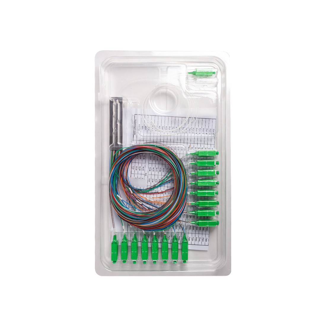 Сплиттер оптоволоконный PLC А-Оптик 1х32 SC/APC 1,5m SM (id 96471493)