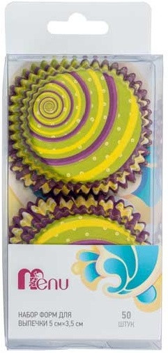 Набор форм для выпечки Menu 5 см*3,5 см 50 шт VPK-05/APOLLO