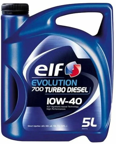 Моторное масло ELF EVOLUTION 700 TURBO DIESEL 10W40 5л - фото 1 - id-p96477572