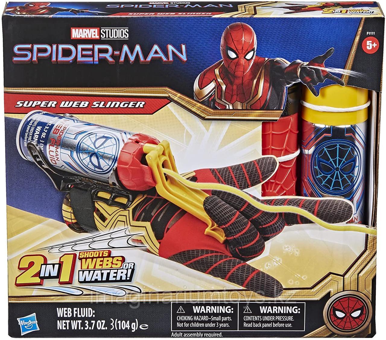 Человек-паук перчатка стреляющая паутиной и водой Spiderman - фото 2 - id-p96513684