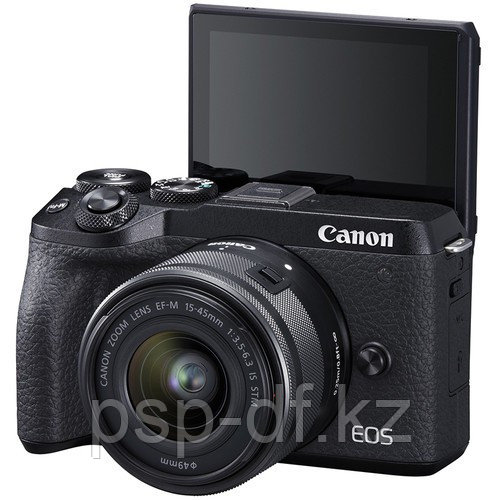 Фотоаппарат Canon EOS M6 Mark II kit EF-M 15-45mm + видоискатель EVF-DC2 - фото 9 - id-p96514940