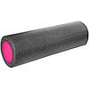 Массажный ролик для мышц всего тела 60 * 15 см, графитово-розовый