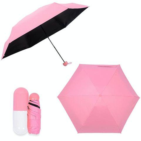 Зонт карманный универсальный Mini Pocket Umbrella (Розовый) - фото 1 - id-p71730809