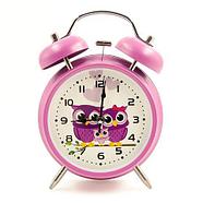 Часы-будильник с подсветкой в винтажном стиле «Double Bell» (Черный), фото 7
