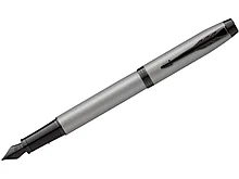 Ручка перьевая Parker "IM Achromatic Grey", 0,8 мм, синяя