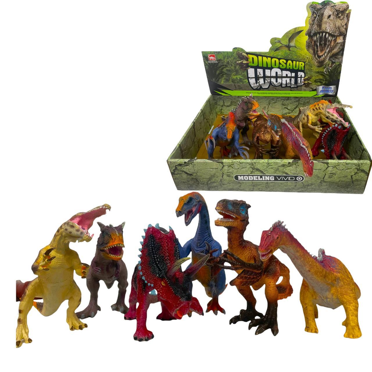 6888 Dinosaur World 6 шт в упаковке разные виды, цена за 1шт 31*16см