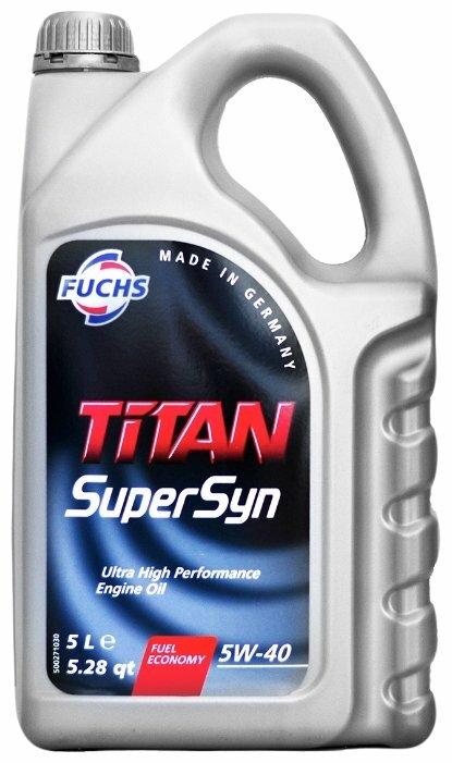 Моторное масло TITAN SuperSyn 5W-40 5л