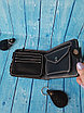 Кожаный мужской барсетка и портмоне, фото 4