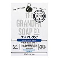 The Grandpa Soap Co.Thylox Брусковое мыло для лица и тела, борьба с акне, 92 г