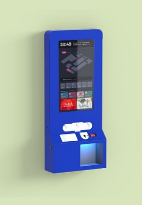 Бесконтактный дезинфектор с термометром и информационным экраном Dezarus (настенный)