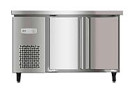 Стол - Холодильник тумба (120*60*80) нержавеющая сталь