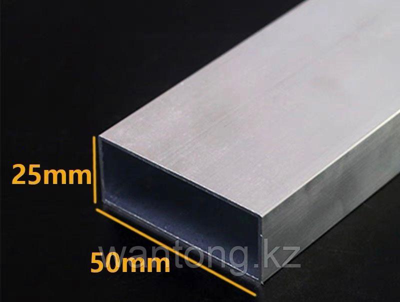 Тюбинг алюминиевый профиль 25mm*50mm*0.8