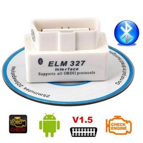 Адаптер OBD II V 1.5 для диагностики автомобилей ELM327 Bluetooth - фото 1 - id-p66534280