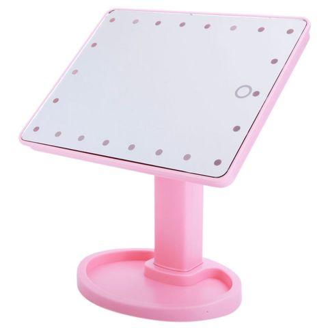 Зеркало косметическое для макияжа с LED подсветкой Magic Makeup Mirror (Розовый) - фото 5 - id-p83064516