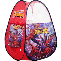 Палатка детская для игр «Веселый домик» в сумке ("Человек-паук")