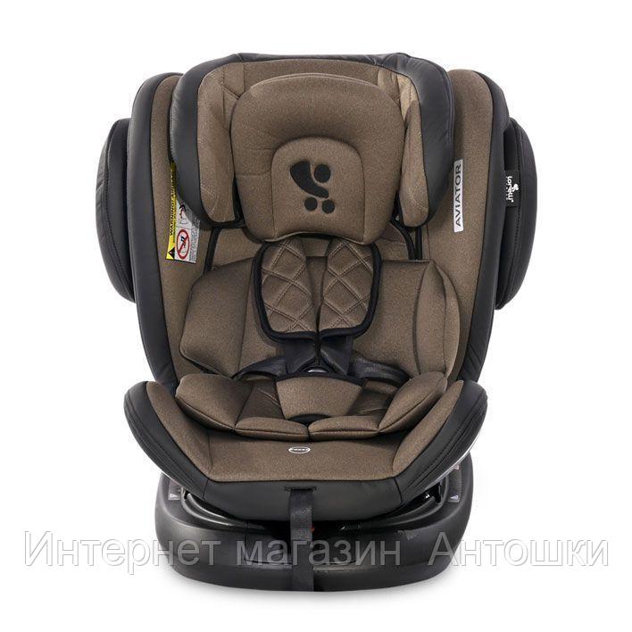 Автокресло 0-36 кг Lorelli AVIATOR ISOFIX Коричневый / FOSIL BEIGE 2121