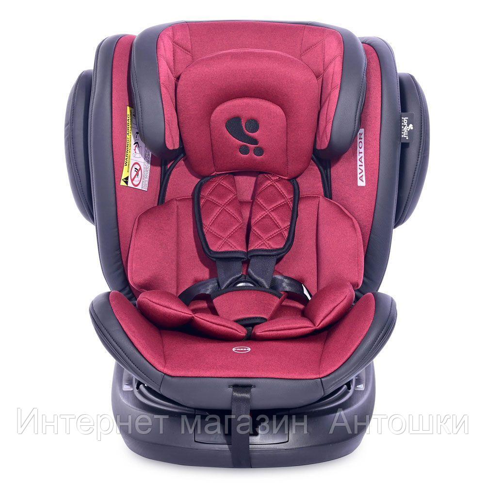 Автокресло 0-36 кг Lorelli AVIATOR ISOFIX Красно-черный / Red&Black 2167