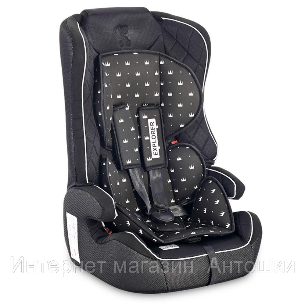 Автокресло Lorelli Explorer 9-36 кг Черный / Black Crowns 2105