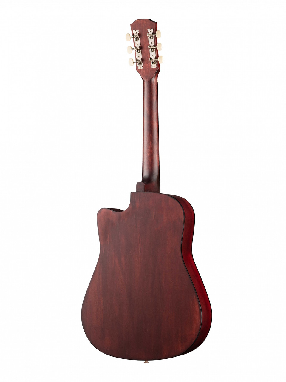 Акустическая гитара, с вырезом, санберст, Foix FFG-3810C-SB - фото 2 - id-p96545687