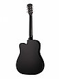 Акустическая гитара, с вырезом, черная, Foix FFG-4101C-BK, фото 2