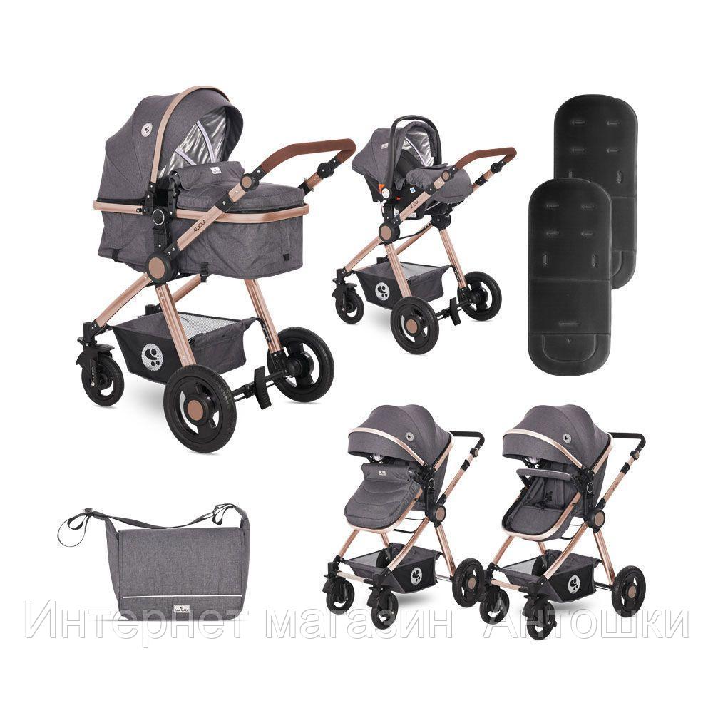 Коляска трансформер Lorelli Alexa SET Черный / LUX Black 2186