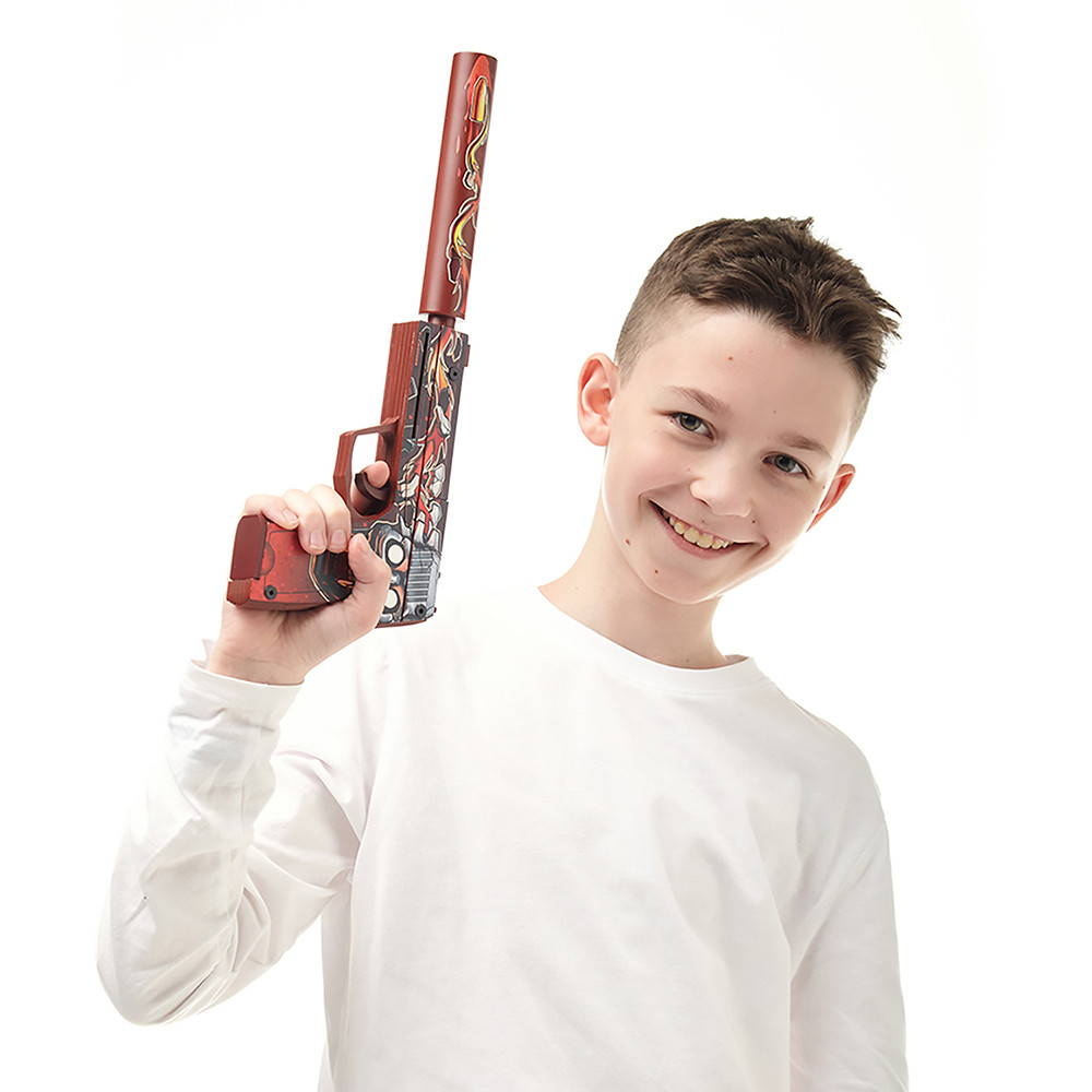 Деревянный пистолет CS GO Резинкострел USP-S с глушителем Убийство Подтверждено - фото 5 - id-p96521277