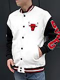 Бомбер Chicago Bulls белые, фото 2