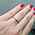 Золотое кольцо с бриллиантом 0,45Сt SI2/K  VG-Cut, фото 8