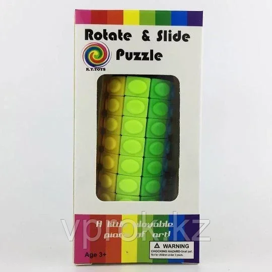 Цилиндр-головоломка Rotate & Slide Puzzle 7 линий R.Y. TOYS (3700A) - фото 2 - id-p96547442