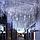 Гирлянда светодиодная Бахрома 3 х 0,7 метра. Новогодняя гирлянда Бахрома 3 на 0,7 метра., фото 3