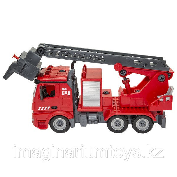 Пожарная машина с водомётом разборная инерционная, 30 см, звук, свет - фото 4 - id-p96549336