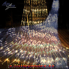 Гирлянда светодиодная уличная Водопад 3*2 метра. Уличная новогодняя гирлянда Водопад. Все цвета, фото 3