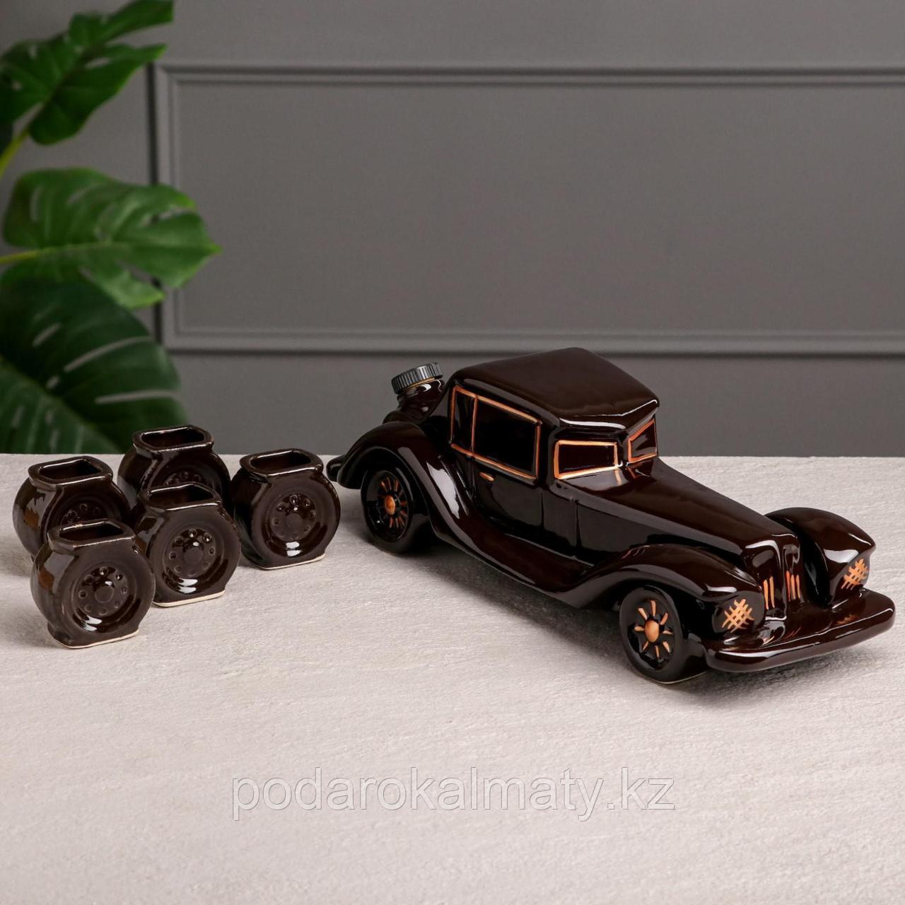 Набор для напитков "Ретро", 6 предметов, коричневый, 1/0.05 л, фото 1