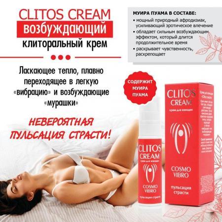 Жидкий вибратор "Clitos Cream", 25 грамм