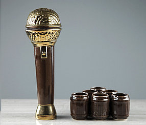 Набор для вина "Микрофон", 7 предметов в наборе, 0,5 л / 0,1 л, микс