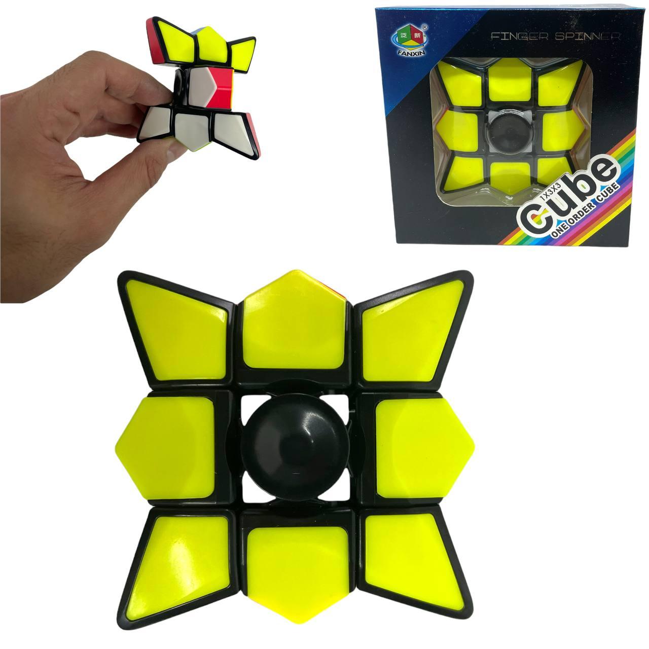 Помятая упаковка!!! FX7713 Cube Finger spinner Спиннер 11*11см