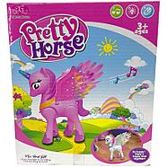 XG001 Единорог с крыльями (музыка, свет, движение) Pretty Horse 22*18см, фото 4