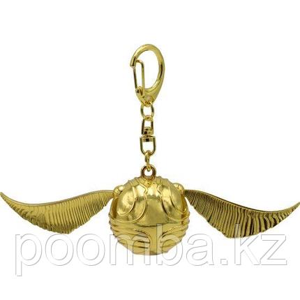 Коллекционный металлический брелок Гарри Поттер Золотой Снитч 12см, фото 2